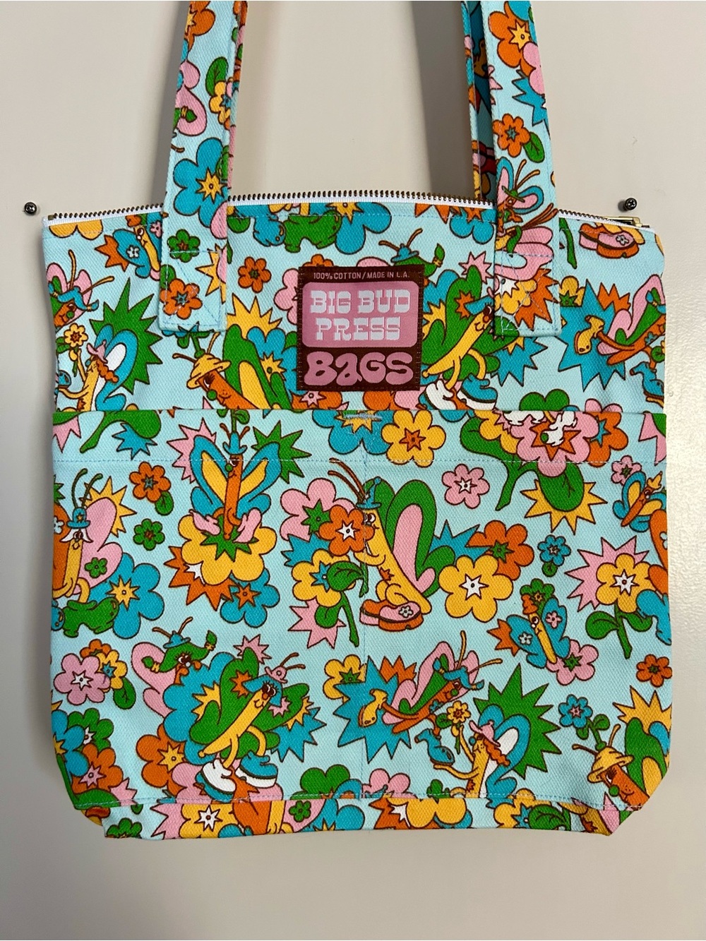 Big Bud Press Butterfly Bash Mini Zipper Tote Bag. New - Picture 2 of 7